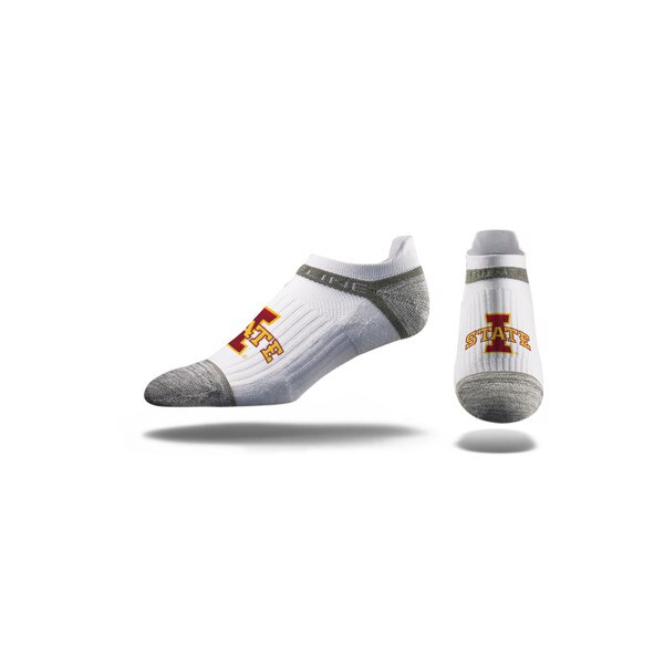Strideline I-State White Low Socks